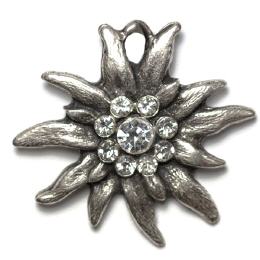 Edelwei&szlig; mit Strass