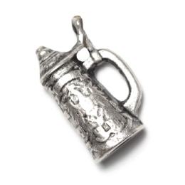 Bierkrug mit Spitzdeckel